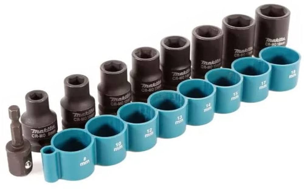 インパクトソケット  まとめ売り Amazon | マキタ(Makita) インパクト ソケット 9個 セット 差込